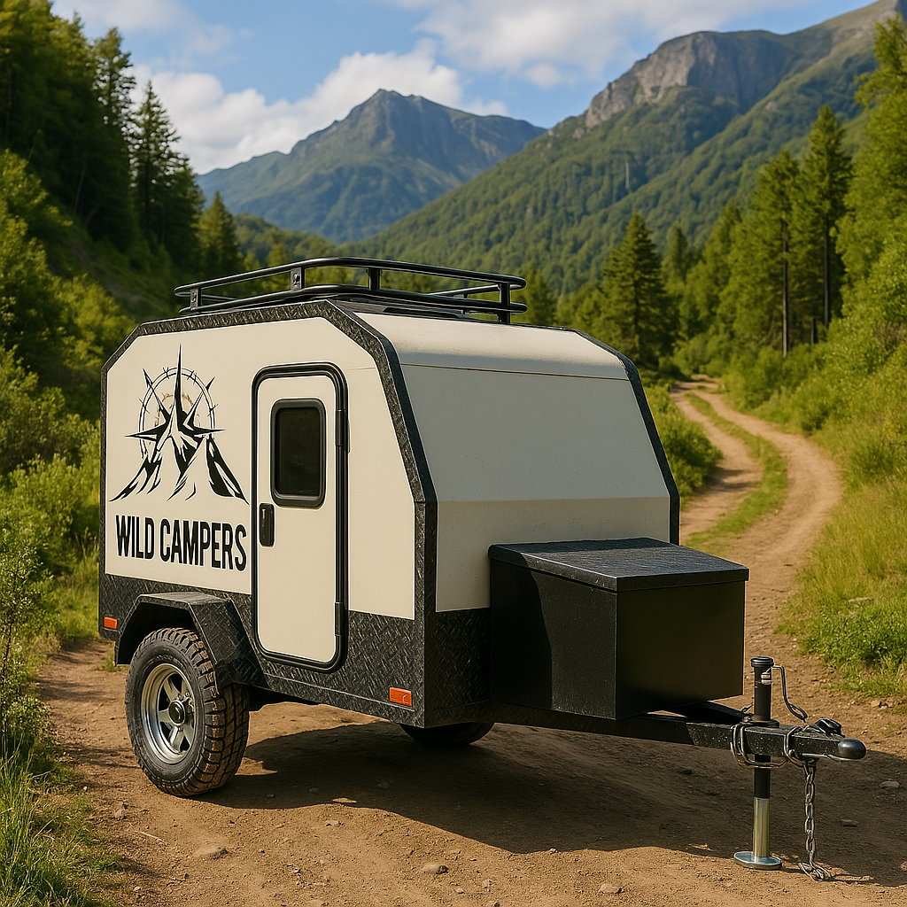 Mini casa rodante WildCampers en un paisaje argentino